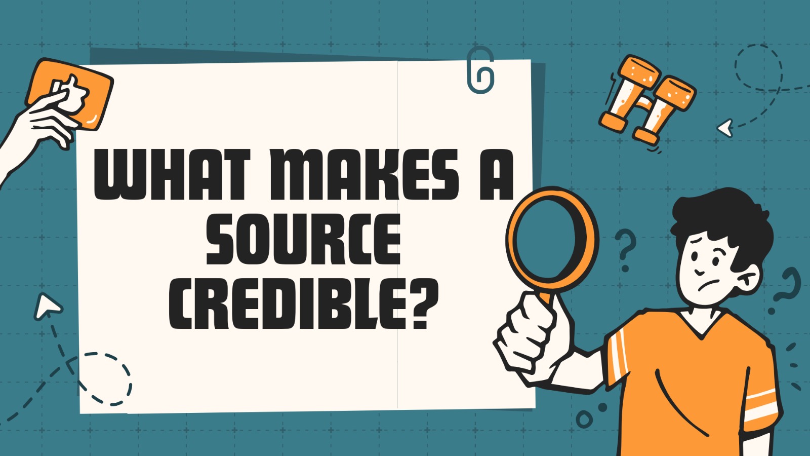 Credible source illustration